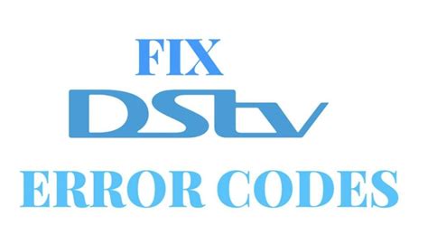 smart card error dstv|dstv subscription error codes.